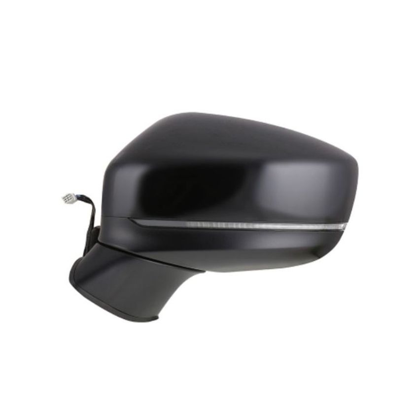 LH MIRROR OUTSIDE REAR VIEW; NON-HEATED; W/O BLIND SPOT DETECTION; W/COVER; PTM; CX-5 17-18