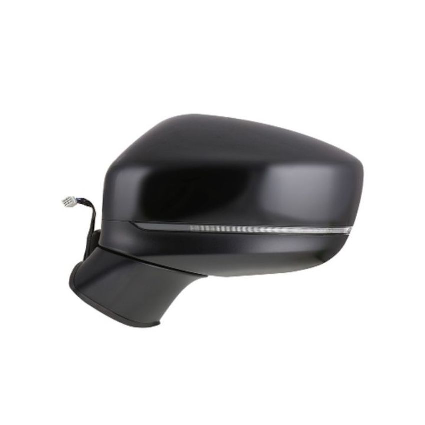 LH MIRROR OUTSIDE REAR VIEW; HEATED; W/O BLIND SPOT DETECTION; W/COVER; PTM; CX-5 17-18