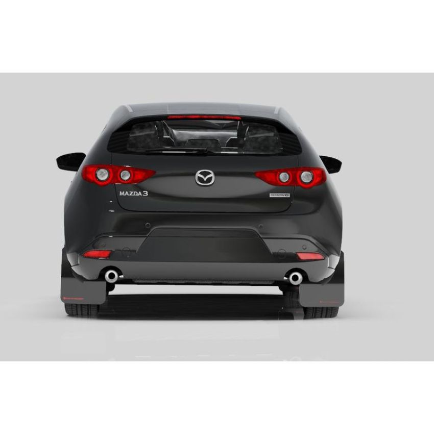 Rally Armor MF61-UR-BLK/RD Black Mud Flap/Red Logo
