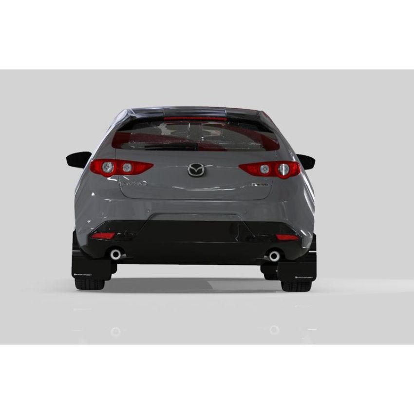 Rally Armor MF61-UR-BLK/RD Black Mud Flap/Red Logo