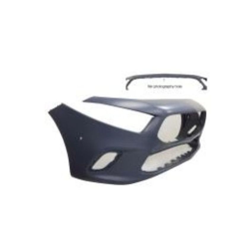FRT BUMPER COVER V177; SDN; W/O AMG STYLING PKG; W/ACTIVE PARK ASSIST; W/O CAMERA; PRIME A220 19-C