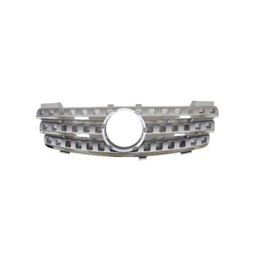GRILLE ASSY; CDI|BLUETEC; W/O AMG STYLING PKG; W/O SPORT PKG; BRILLIANT SILVER; ML CLASS 06-08
