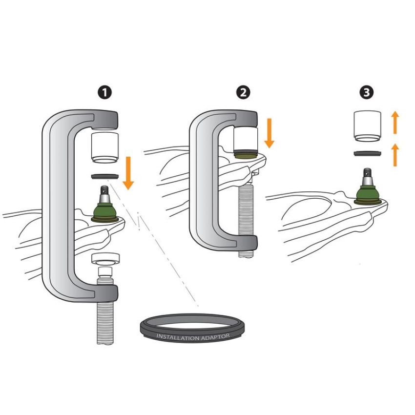 MEVOTECH TXK9643 Suspension Ball Joint