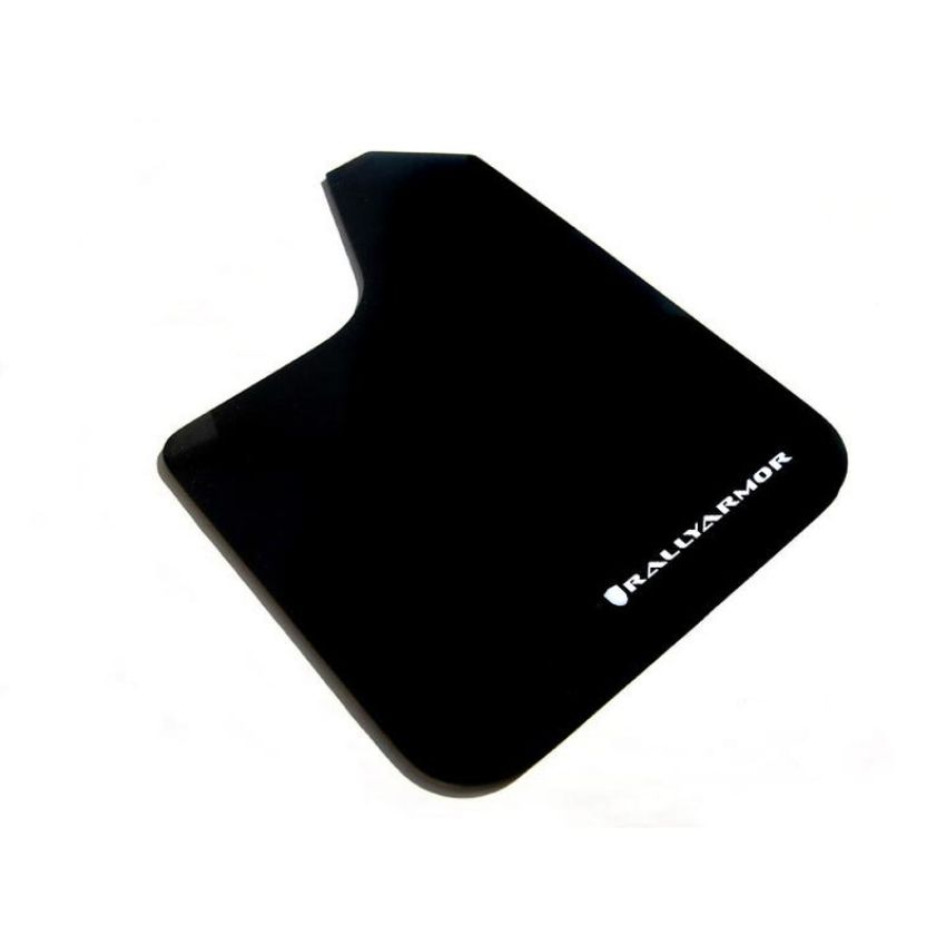 Rally Armor MF12-BAS-WH Black Mud Flap/White Logo