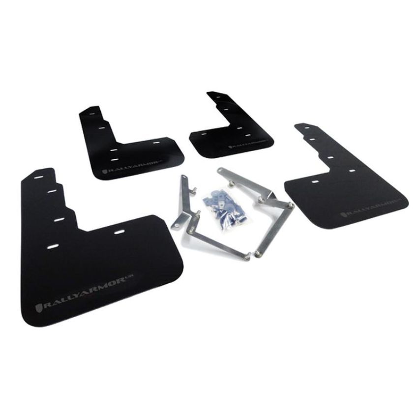Rally Armor MF47-UR-BLK/DGRY Black Mud Flap/Dark Grey Logo