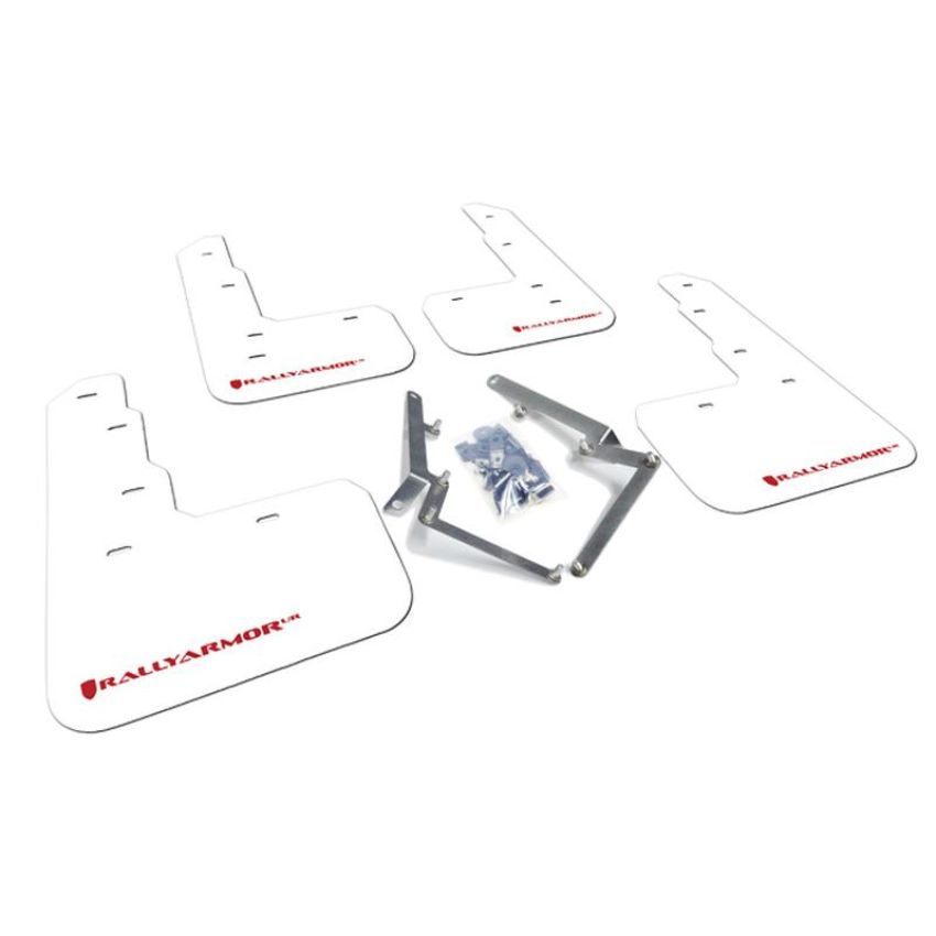 Rally Armor MF47-UR-WH/RD White/Red Logo