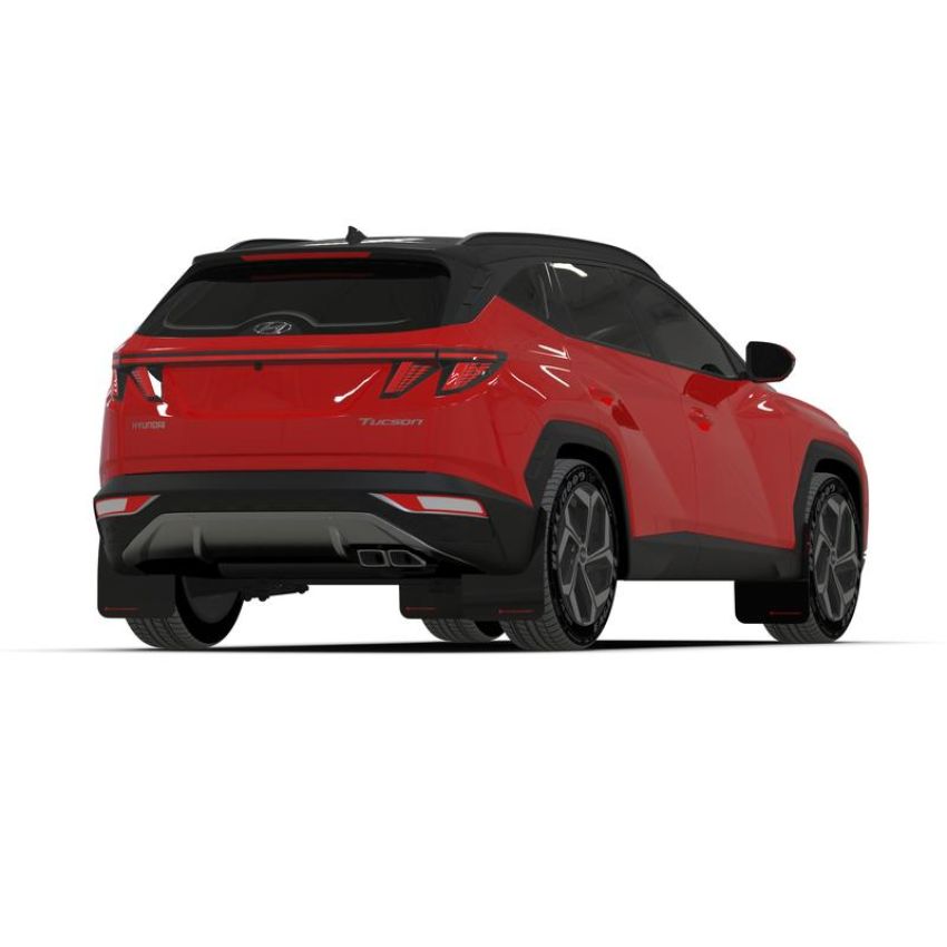 Rally Armor MF75-UR-BLK-RD Black Mud Flap/Red Logo