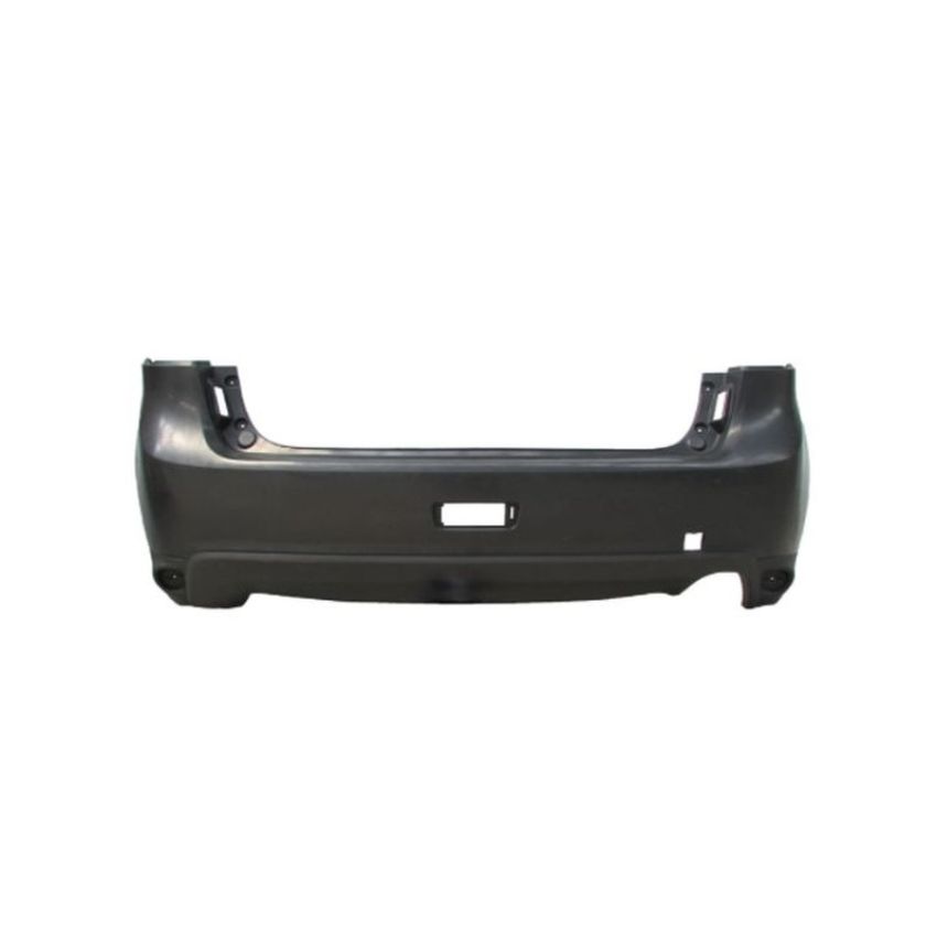 REAR BUMPER COVER W/TEXTURED LOWER; W/FLARE HOLES; PRIME MITSUBISHI OUTLANDER SPORT 16-17