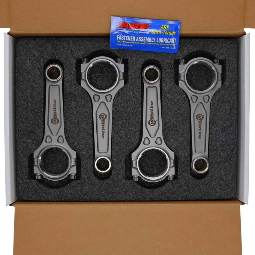 Boostline MI5906866 Connecting Rod Set, Mitsu 4G63 7 Bolt, 150.00 mm Length, ARP2000, Set of 4