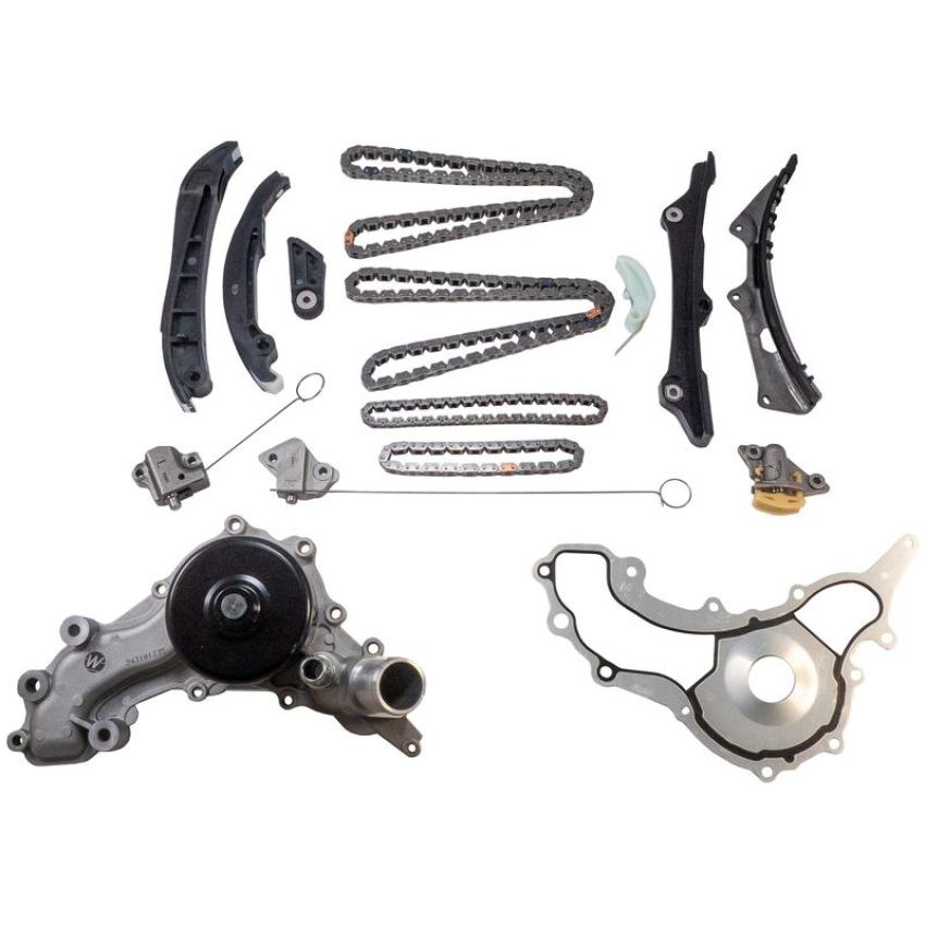 Melling 3-1038SXWP1 Stock Replacement Timing Chain Kit with Water Pump