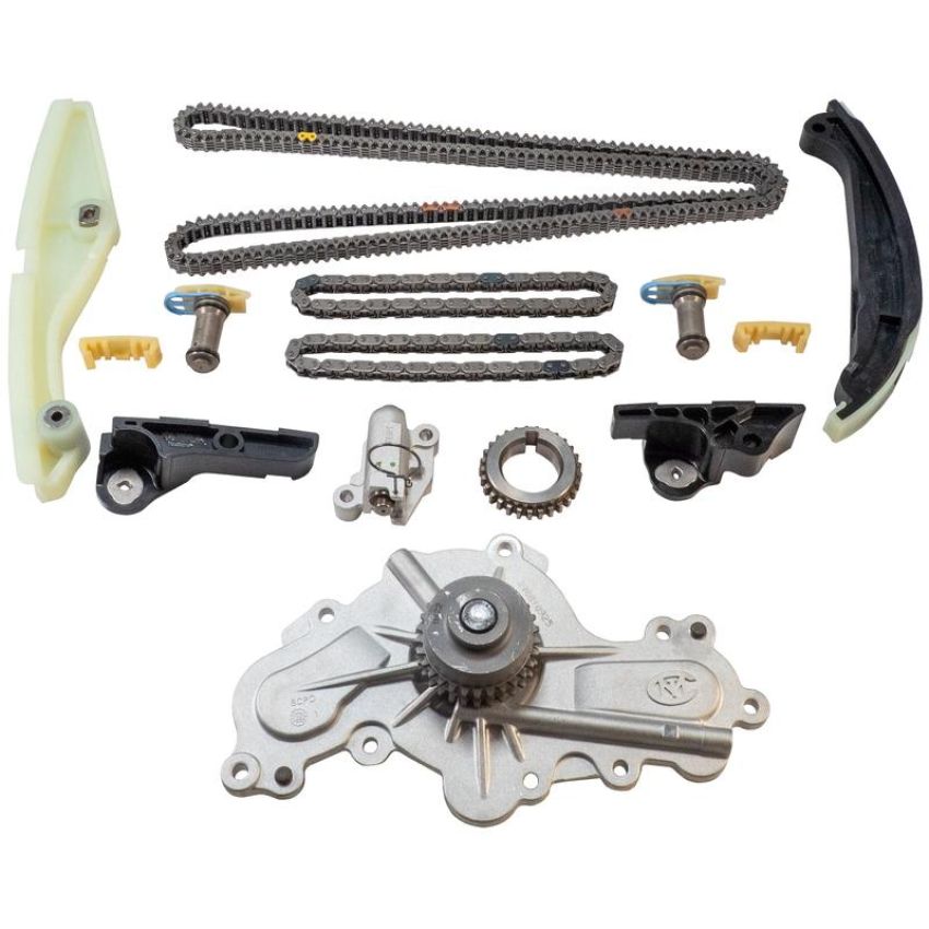 Melling 3-1049SAWP Stock Replacement Timing Chain Kit with Water Pump