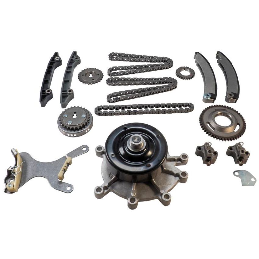 Melling 3-393SDWP Stock Replacement Timing Chain Kit with Water Pump