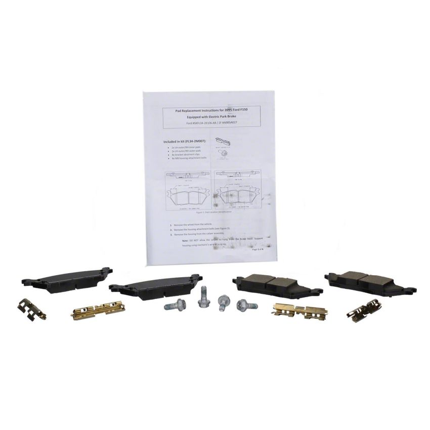 Motorcraft Standard Premium Brake Pads for 2015-2017 F-150 - FL3Z2200E