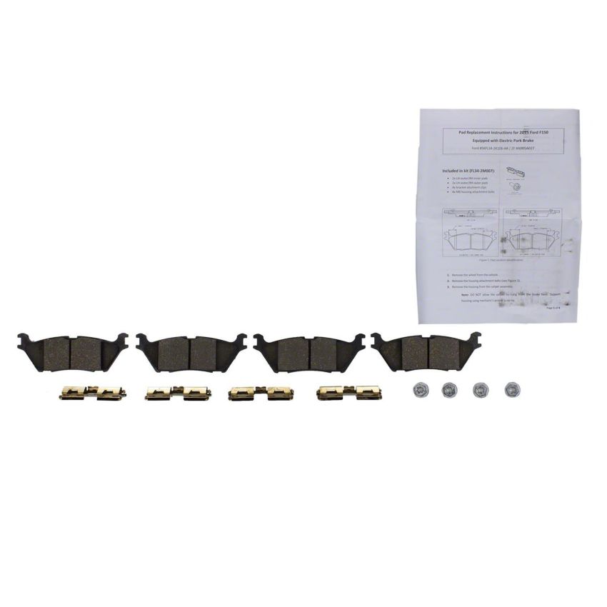 Motorcraft Standard Premium Brake Pads for 2015-2017 F-150 - FL3Z2200E