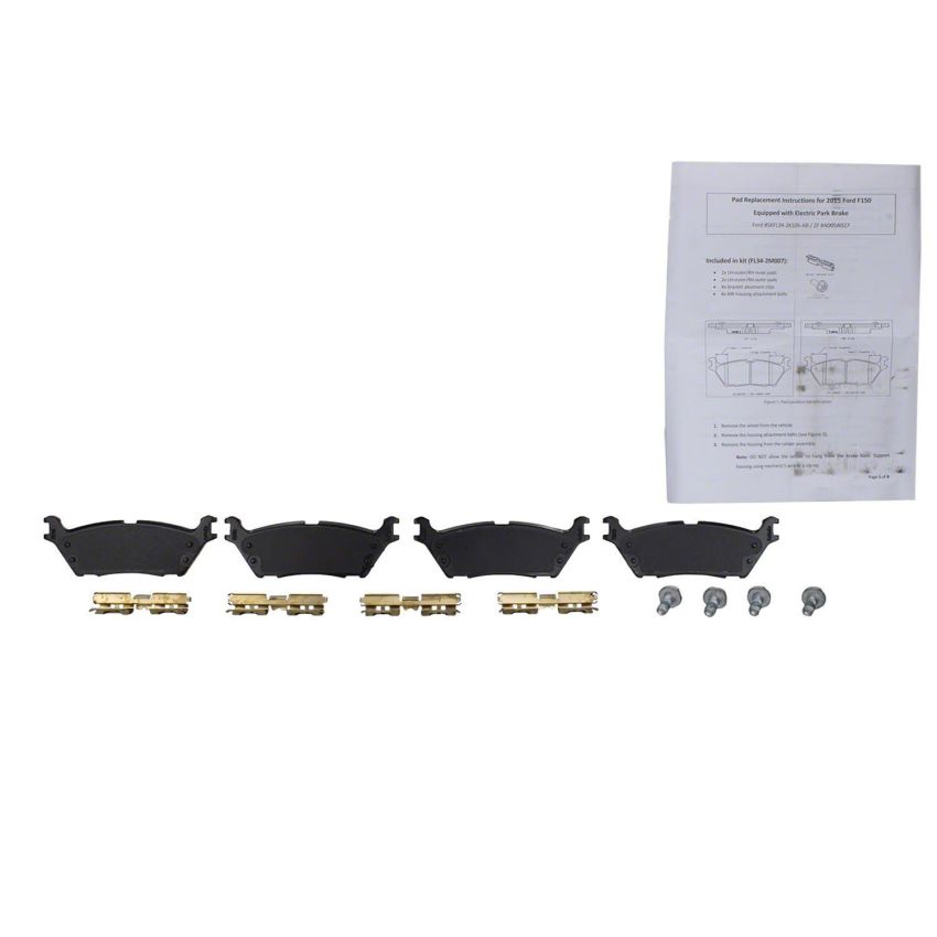 Motorcraft Standard Premium Brake Pads for 2015-2017 F-150 - FL3Z2200E