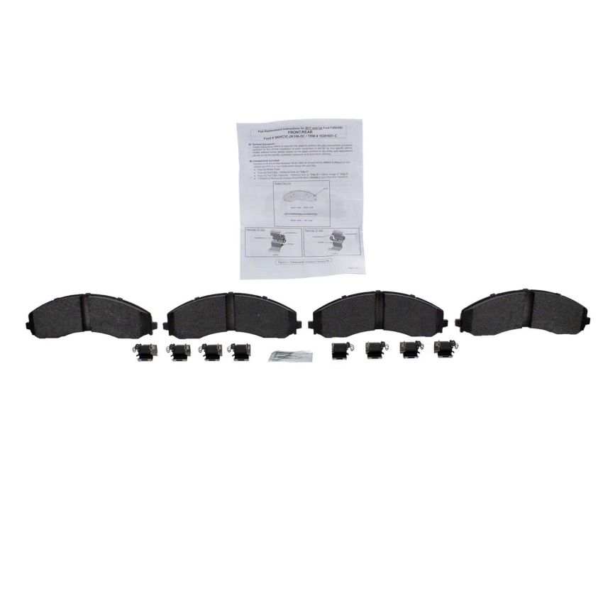 Motorcraft Standard Premium Brake Pads for 2017-2023 F-450 SUPER DUTY, 2017-2020 F-550 SUPER DUTY, 2023-2024 F-600 SUPER DUTY - HC3Z2001E
