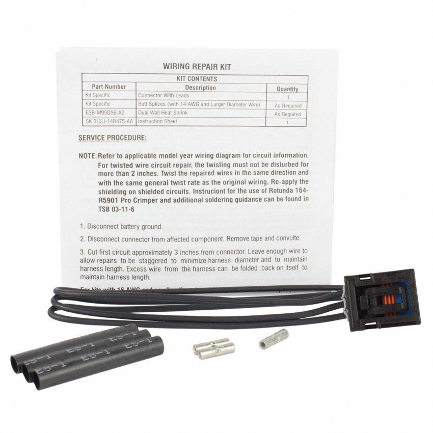 Motorcraft Wiring Connectors 3U2Z14S411PXB
