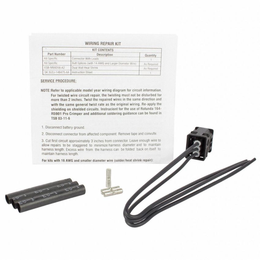 Motorcraft Wiring Connectors 3U2Z14S411PXB