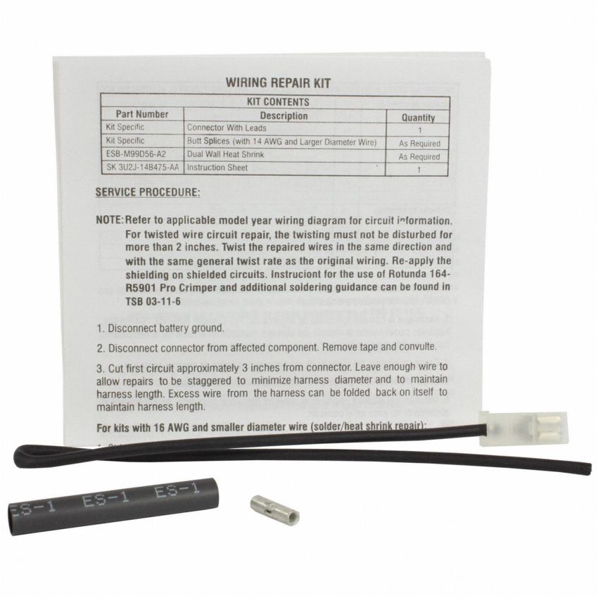 Motorcraft Wiring Connectors 3U2Z14S411NYB