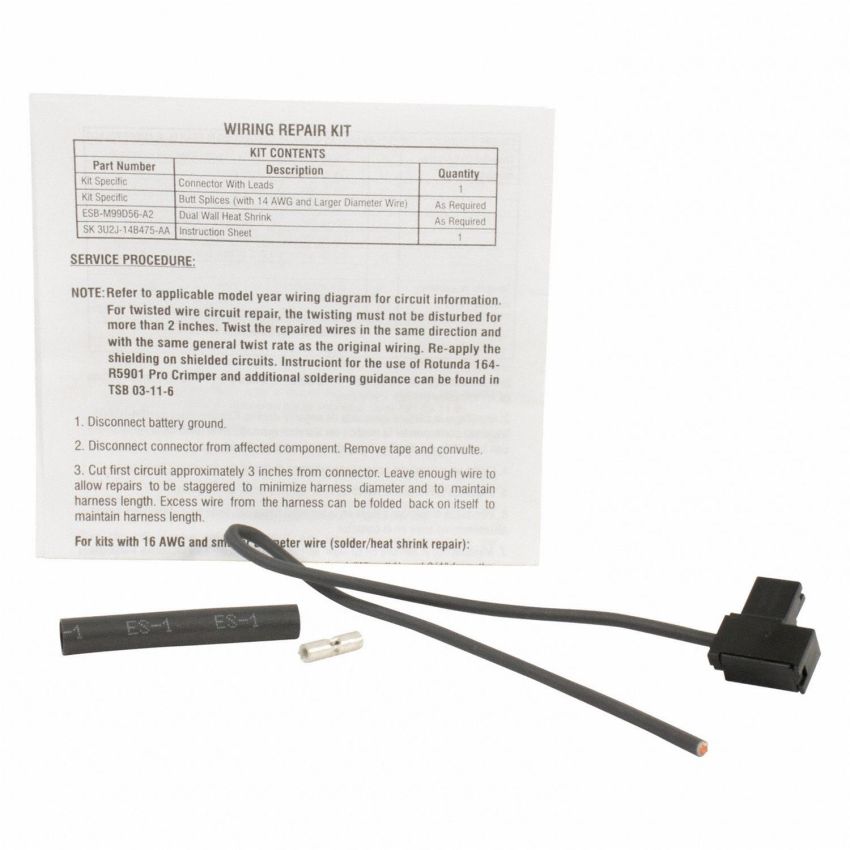 Motorcraft Wiring Connectors 3U2Z14S411DXAB