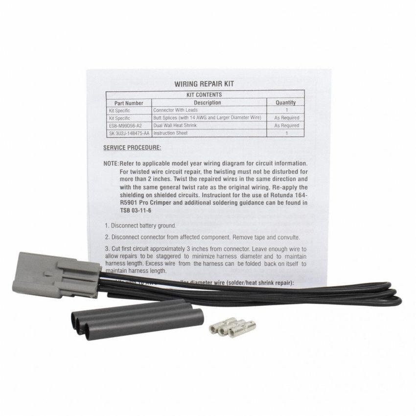Motorcraft Wiring Connectors for 2007 EXPLORER SPORT TRAC, 2008 F-150, 2007-2011 TOWN CAR - 9U2Z14S411AEA