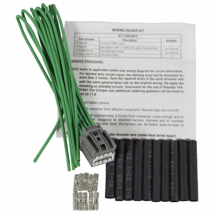 Motorcraft Wiring Connectors 1U2Z14S411BLB