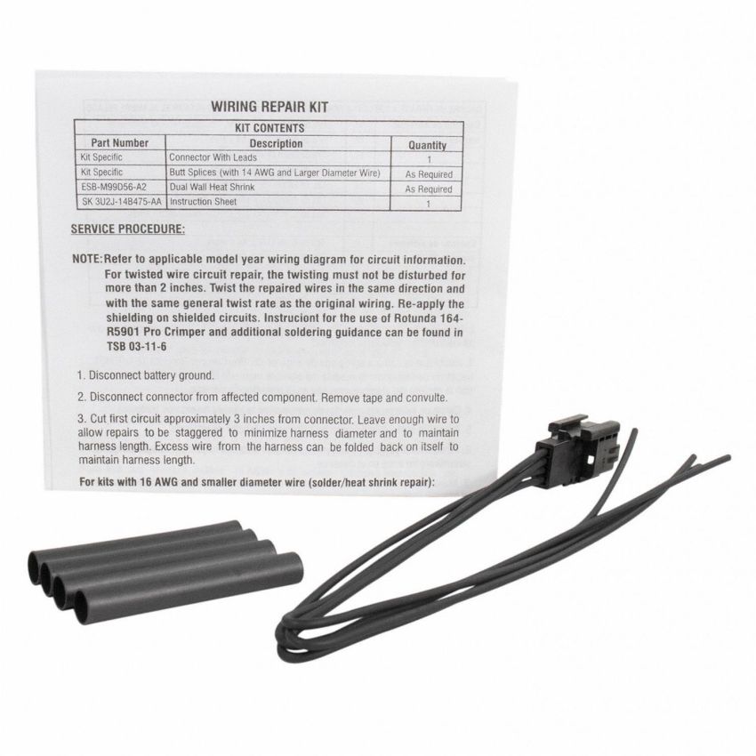 Motorcraft Wiring Connectors 9U2Z14S411AJA