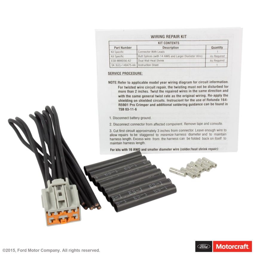 Motorcraft Wiring Connectors 3U2Z14S411UZB