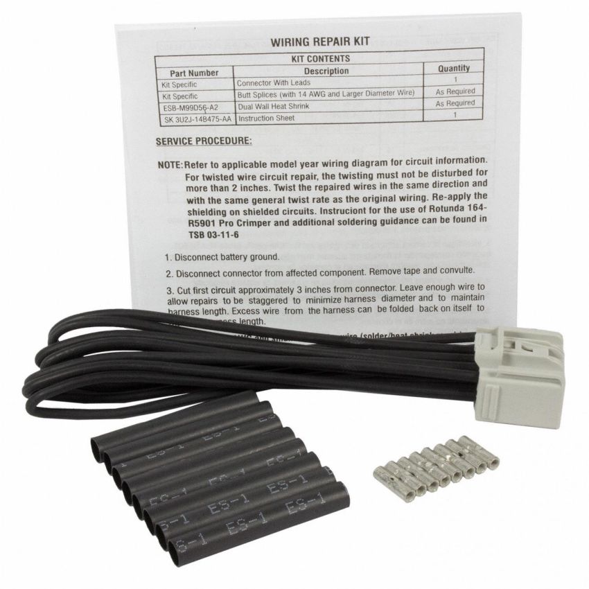 Motorcraft Wiring Connectors 3U2Z14S411UZB