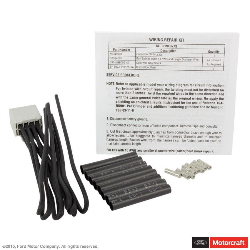 Motorcraft Wiring Connectors 3U2Z14S411UZB
