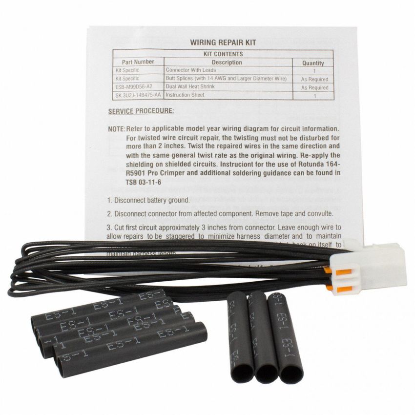 Motorcraft Wiring Connectors 1W3Z14S411AC