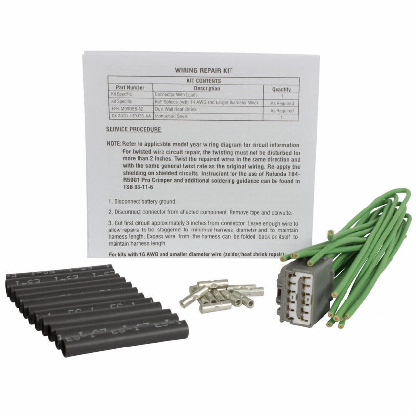 Motorcraft Wiring Connectors 9U2Z14S411ZA