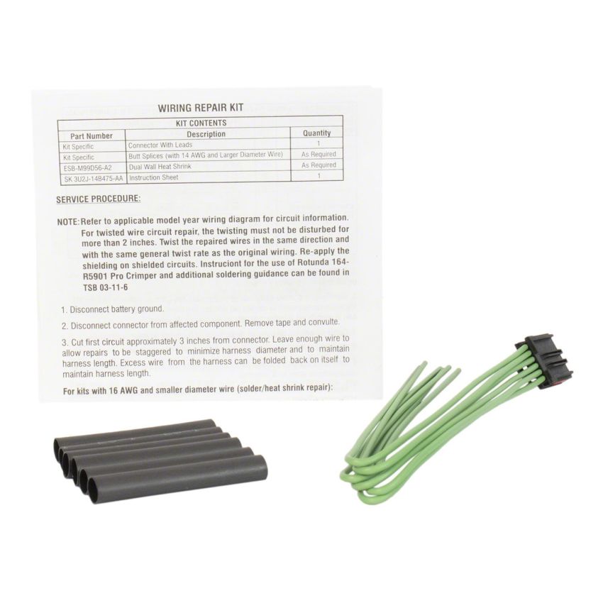 Motorcraft Wiring Connectors 9U2Z14S411UA