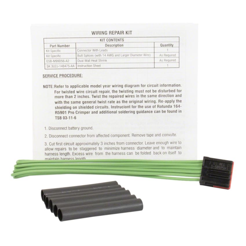 Motorcraft Wiring Connectors 9U2Z14S411UA