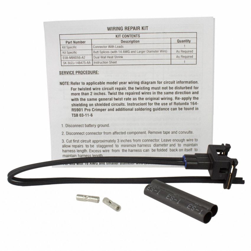 Motorcraft Wiring Connectors 3U2Z14S411GLB