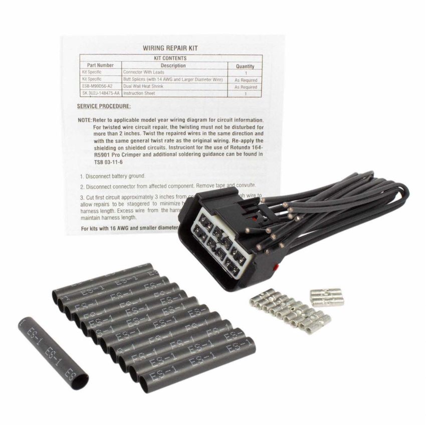 Motorcraft Wiring Connectors AU2Z14S411TA