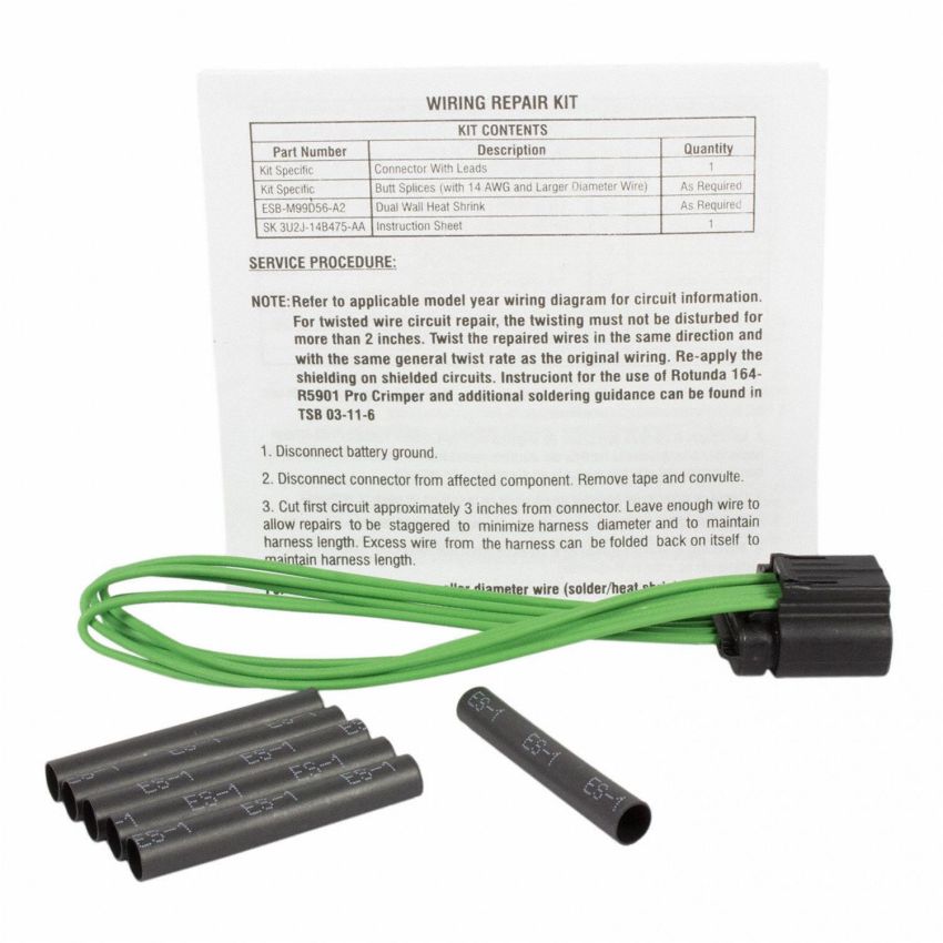 Motorcraft Wiring Connectors AU2Z14S411MA