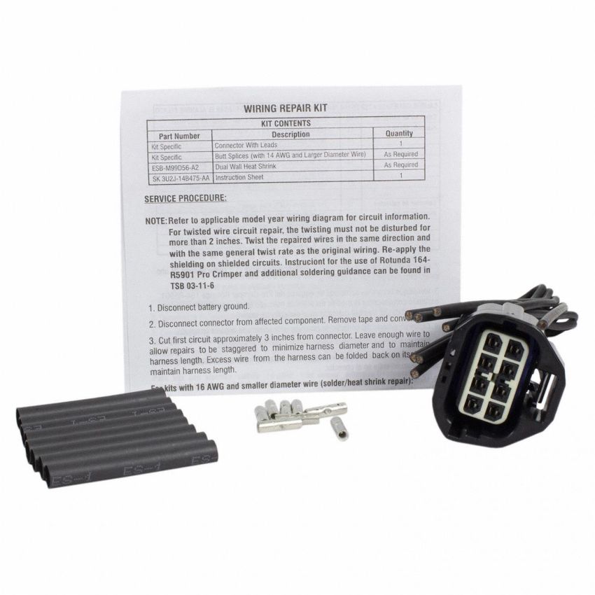 Motorcraft Wiring Connectors AU2Z14S411ACA