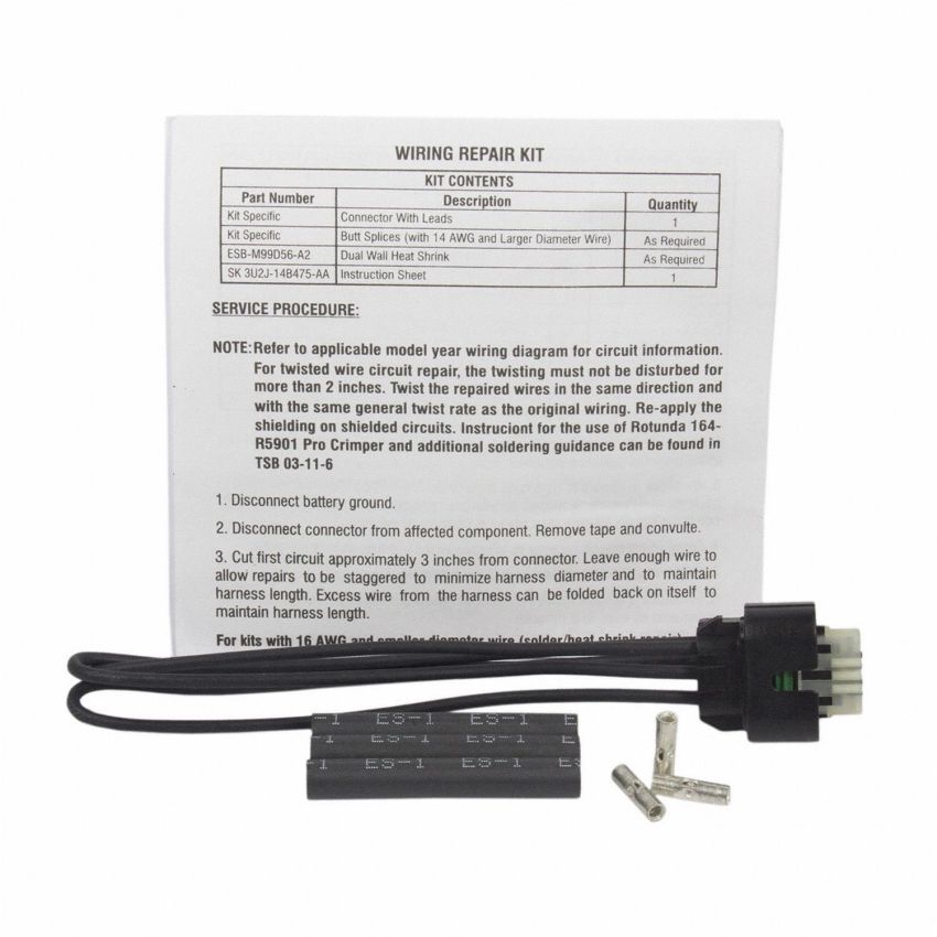 Motorcraft Wiring Connectors AU2Z14S411GA