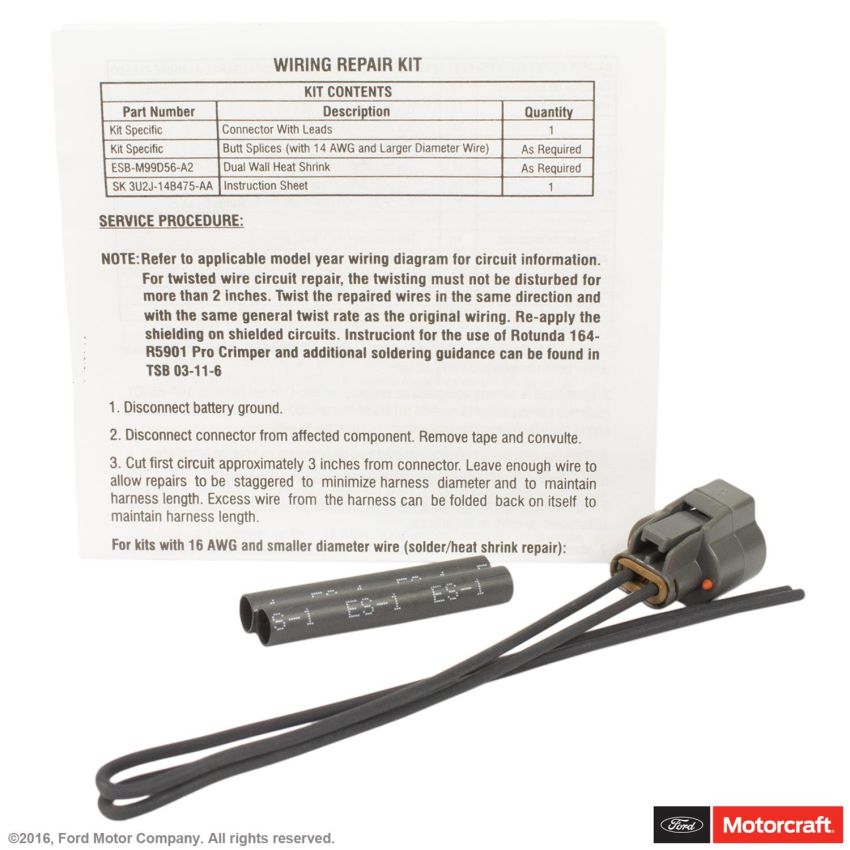 Motorcraft Wiring Connectors 3U2Z14S411FDB