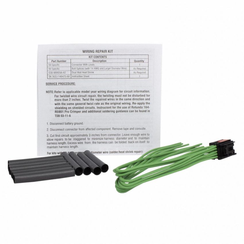 Motorcraft Wiring Connectors AU2Z14S411AHA