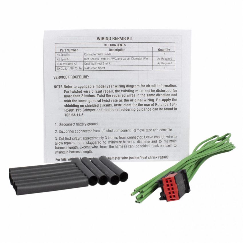 Motorcraft Wiring Connectors AU2Z14S411AHA