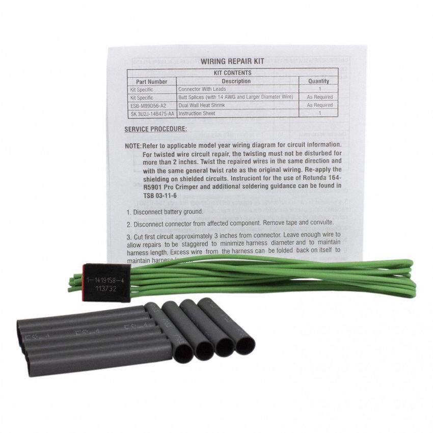 Motorcraft Wiring Connectors AU2Z14S411AHA