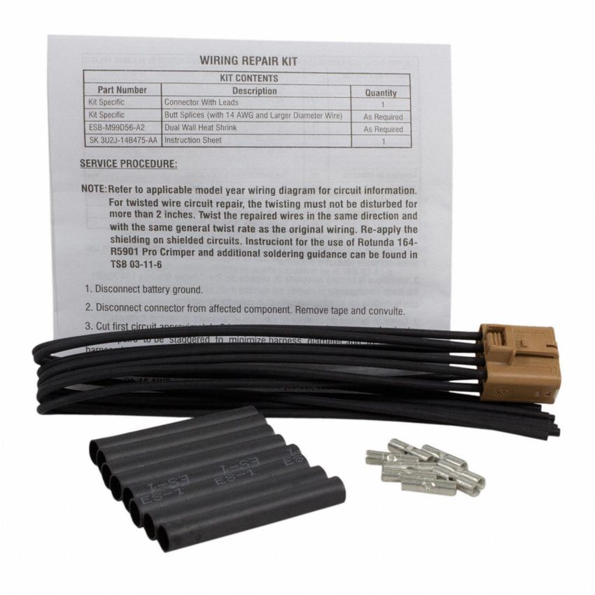 Motorcraft Wiring Connectors and Pigtails 1U2Z14S411ACB