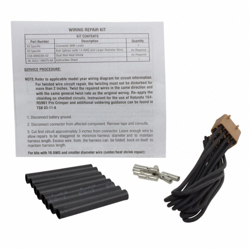 Motorcraft Wiring Connectors and Pigtails 1U2Z14S411ACB