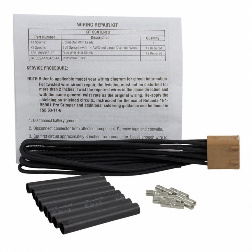 Motorcraft Wiring Connectors and Pigtails 1U2Z14S411ACB