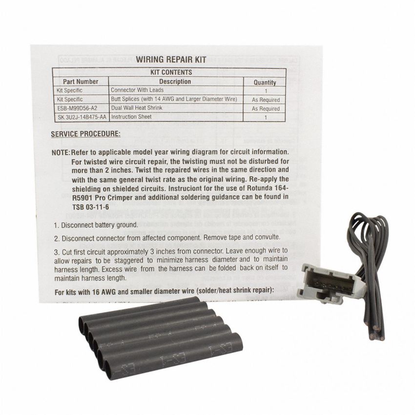 Motorcraft Wiring Connectors AU2Z14S411AJA