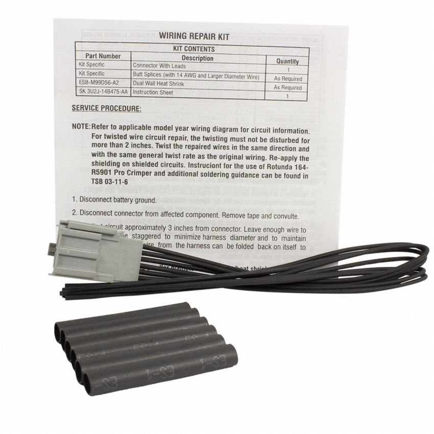 Motorcraft Wiring Connectors AU2Z14S411AJA