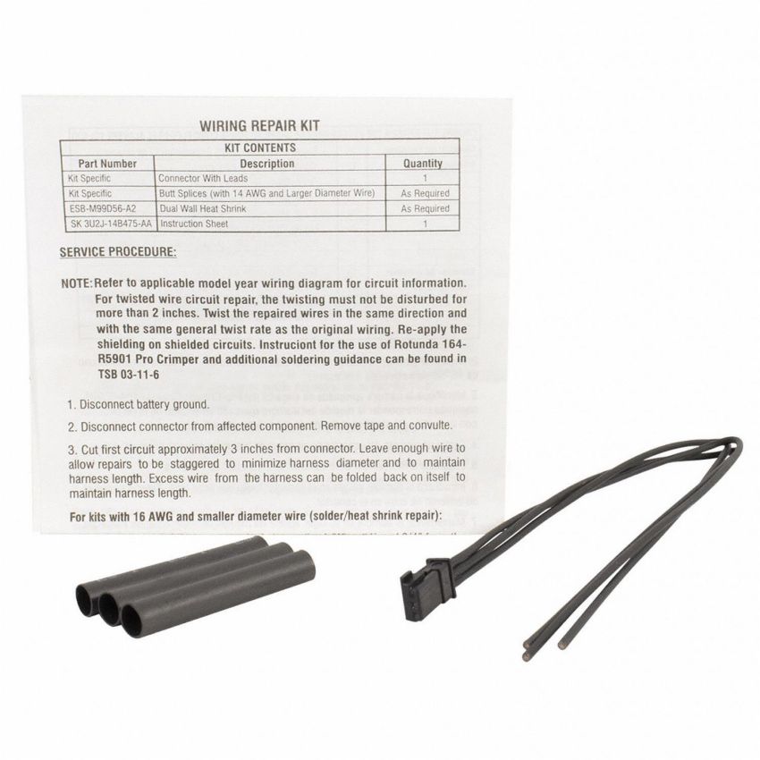 Motorcraft Wiring Connectors AU2Z14S411ZA