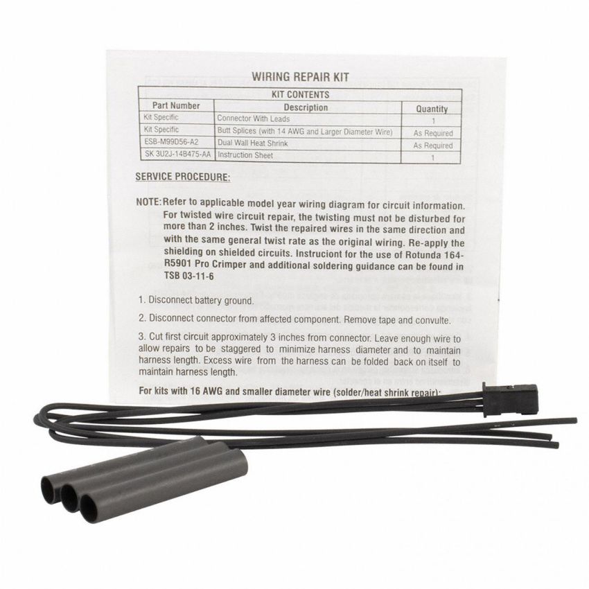 Motorcraft Wiring Connectors AU2Z14S411ZA